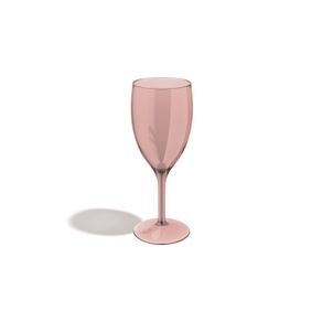 Kit com 4 taças para água ou vinho - Rosa translucido Kit com 4 taças para água ou vinho - Rosa translucido